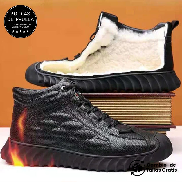 Botas de nieve de forro polar para hombre